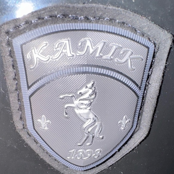 Kamik Marina Womens Black Rubber Rainboots size 7 - Picture 3 of 8